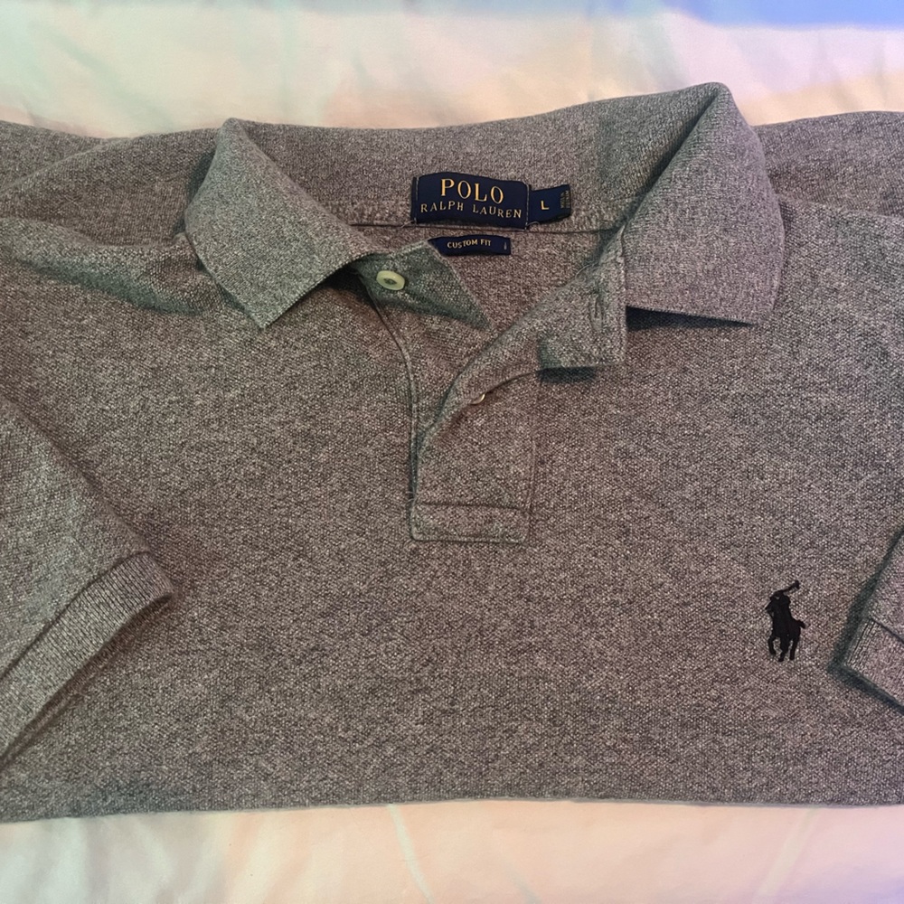 Grey Polo Short Sleeve